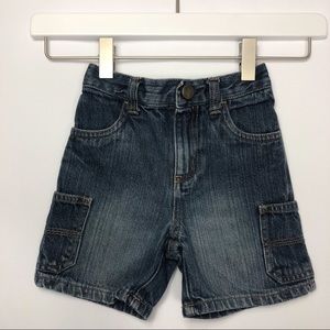 Gymboree boys jean shorts size 12-18M